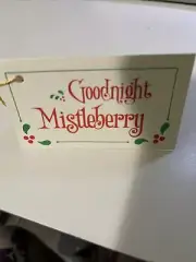 Dept 56 Goodnight Mistleberry 1989 Original Tag Only