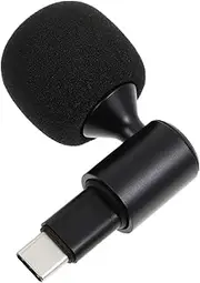 BESPORTBLE 1Pc Type C Mobile Phone Microphone Flexible Live Streaming Mic for Laptop and Tablet Easy Plug and Play for Video Calls Gaming and Recording