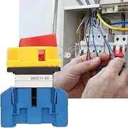 80A 100A Load Circuit Breaker Switch 3 Pole 2 Position Cam On Off Power Switch Machine Tools (80A)