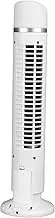 Tower Fan for Bedroom, Portable USB Bladeless Fan 90 Degree Oscillating Fans Desk Fan with Light, Quiet Cooling Fan for Indoor Home Bedroom Office Room (White)