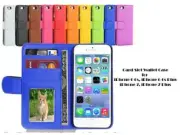 For iPhone 4 iPhone 5 5s se iPhone 6 6S 7+ Flip CREDIT CARD Slot Wallet Case AU