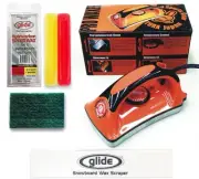 Vitora Pro Hot Waxing Iron &Red/Yellow Wax Kit+ Guide for Snowboards, gift idea!