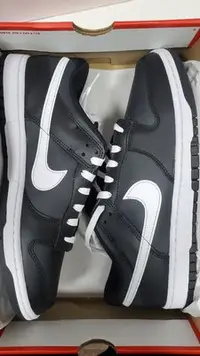 在飛比找Yahoo奇摩拍賣-7-11運費0元優惠優惠-Nike Dunk Low Black White 懷舊 反