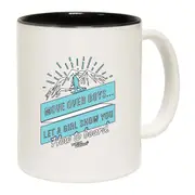 Power Monkeez Move Over Boys How To Board Snowboarding Mug Cup