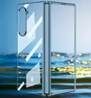 For Samsung Galaxy Z Fold 6 Case Luxury PC Plating Case with Screen Protector