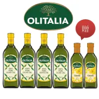 在飛比找momo購物網優惠-【Olitalia 奧利塔】純橄欖油1000mlx4瓶禮盒組