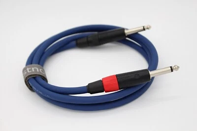 1' Speaker Cable ~ Evidence Audio Siren II 1 ft Gold or Nickel Plugs ~FREE BAG