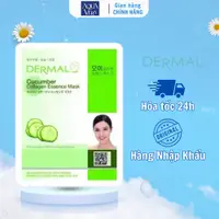 在飛比找蝦皮購物優惠-Dermal Mask 滋養黃瓜和膠原蛋白精華的皮膚 23g