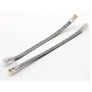 10x Cat5E Ethernet Cable Lan Shielded Network RJ45 Flat Patch Internet PC Laptop