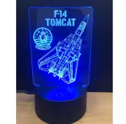 Grumman F14 Tomcat - LED Lamp, Night Light, 3d