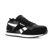 Reebok Work Men's Harmon Composite Toe ESD Classic Sneaker Work Shoe Black/White