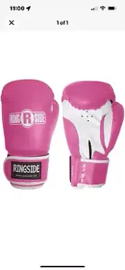 RINGSIDE BOXING GLOVES HOT PINK LG/XL