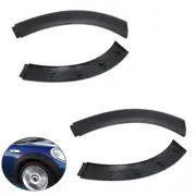 For 2002-2008 Mini Cooper Wheel Arch Trim for Hood Set Black Rubber 4 PCS (for: Mini)