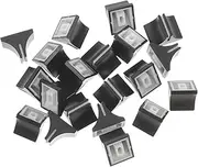 Kisangel 20pcs Mixer Slider Caps Durable Plastic Knob Replacement for Straight Potentiometers Minimalist Design for Easy Operation for Audio Mixers and Sound Cards