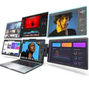 SP12 Portable Triple Monitor for 13-16" Laptop, 12" 1080P IPS Display Ultra-Ligh