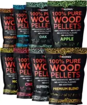 Kona Wood Pellets All Variety Pack 8 Intended for Ninja Woodfire Outdoor Grill.