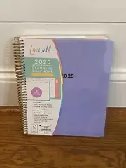 Livewell 2025 Calendar Weekly/Monthly Planner, 7" x 9" New Year Fashion Blue