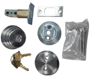 US Lock 1680 Series USN1680L26D Heavy Duty Security Deadlock in Satin Chrome