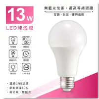在飛比找Yahoo!奇摩拍賣優惠-全網最低價 CNS認證 超亮LED 13W球泡燈 LED燈泡