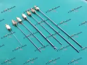 Liposuction Luer Lock Cannulas Set of 7 Plastic & Cosmetic Surgery Fat Transfer