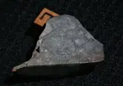 Crusted NWA 7856 meteorite partial end cut LL6 Breccia - 16.3 g Unique !