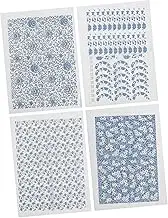 Exquisite Pottery Accessory 4 Sheets of Professional Transfer Paper Easy to Use Clay Decals
