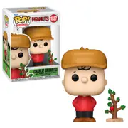 Peanuts Charlie Brown with Tree Holiday Funko POP! Vinyl