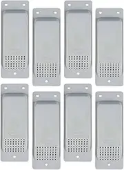 Mytee Products (8 Pack) Shipping Container Air Vent, Cross Flow Ventilation - Light Grey