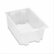 Nest-n-Stack Totes - 19.5"Lx15.5"Wx13"H, Semi Clear 1 ea