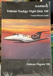 Embraer Phenom 100 Manual Flight Deck 100 Cockpit Reference Guide Sealed
