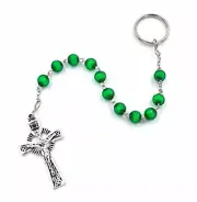 Green "Paidrin Beag" Penal Rosary Keychain by J.C. Walsh Ireland PB82302/PB8230