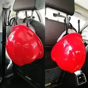 4 Pack Over The Seat Hard Hat Rack Holder Back Seat Hanger Headrest Hook
