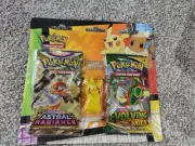 Pokemon TCG Back to School Pikachu Eraser 2-Pack Blister Evolving Skies