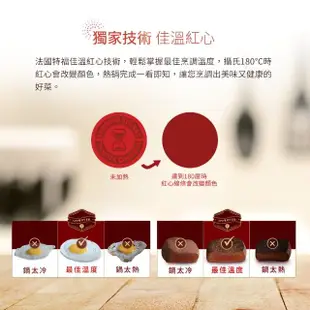 【Tefal 特福】玫瑰紅系列26CM不沾鍋深平底鍋