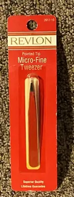 Revlon Pointed Tip MICRO-FINE TWEEZER ~ 2617-10