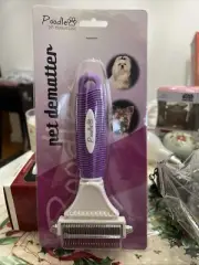 Poodle Pet Dematting Comb for Dogs – Handheld Undercoat Dematter Rake-B-10