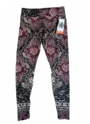 Hot Chillys Womens XS 0/2 Paisley Fiesta Micro Elite Tights Base Layer Chamois