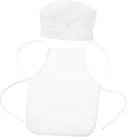 SAFIGLE Adorable Chef Hat and Apron Newborn Photography Props for Boys White Costume Clothes S present for Memorable Photos and Daily Wear