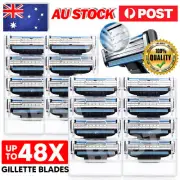 8-48PCS Replacement Blades For Gillette MACH 3 Razor Shaver Trimmer Shaving AU