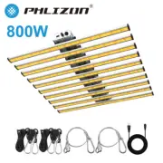 PHLIZON 800W Full Spectrum LED Grow Lights Detachable Commercial for Greenhouse