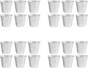24 PCS Aluminium Dariol Mould Baking Cup Dariole Pudding Dessert Creme Moulds Round Nonstick Egg Tart Mould Bakeware Cup