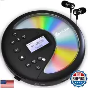 KLIM Discover + Portable CD Player Walkman with Long-Lasting Battery + New 20