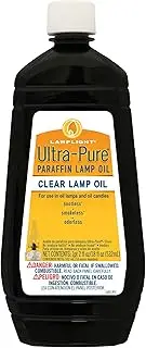 Lamplight 18 oz. Ultra-Pure Lamp Oil - Liquid Paraffin Oil for Indoor use, sootless, smokeless and odorless, Clear, Emergency kit 60014