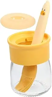 Squid-Shaped Oil Bottle Brush Silicone Oil Dispenser Brush for Kitchen Easy Oil Application Baking Grilling Brush