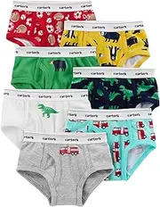 [Carter's] 7-Pack Cotton Briefs Multi Bears DOTW-Print