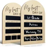 My First or Last Day of School Photo Board, Back to School Sign Chalk Board, Sch