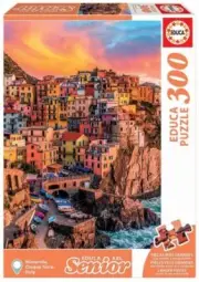 Puzzle 300 elementów. Manarola, Cinque terre, Włochy