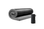 Memory Foam Mattress Twin Size Camping Floor Cushion Roll Up Portable Sleeping Travel Mat Thick Bed Couch Pad with Carrying Bag Grey