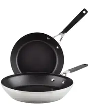 KitchenAid Stainless Steel Nonstick Induction Frying Pan Set