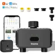 Automatic Water Timer with Gateway Dual Hose Irrigation Watering System Remote